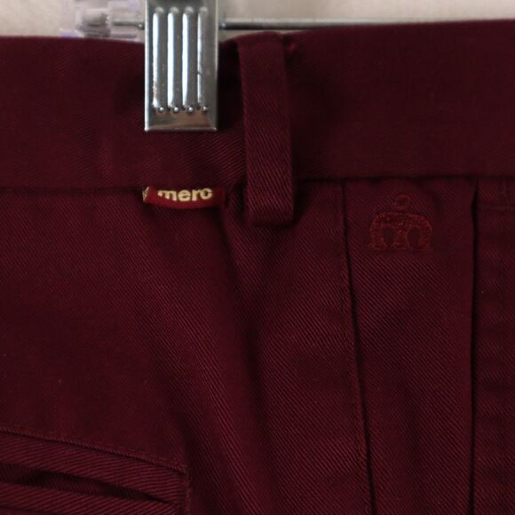 MERC London Winston Wine Red Sta Press Men's Size 38Wx29L Trousers Casual Pants - Picture 3 of 10